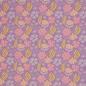 Preview: Bauwoll Druck Kleine Blüten Pink/Gelb/Lila Happy Spring by Swafing 